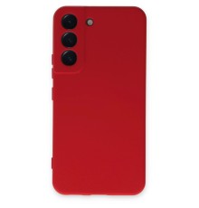 Samsung Galaxy S22 Kılıf Nano içi Kadife Silikon - Kırmızı