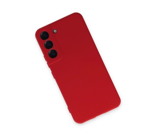Samsung Galaxy S22 Kılıf Nano içi Kadife Silikon - Kırmızı Samsung Galaxy S22 Kılıf Nano içi Kadife Silikon - Kırmızı