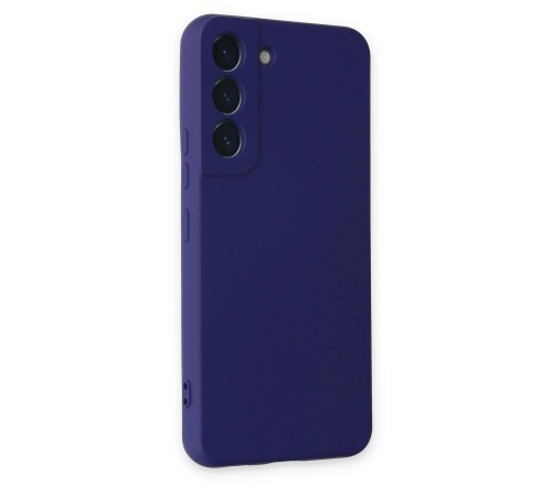 Samsung Galaxy S22 Kılıf Nano içi Kadife Silikon - Mor Samsung Galaxy S22 Kılıf Nano içi Kadife Silikon - Mor