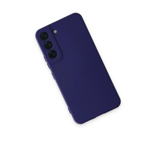 Samsung Galaxy S22 Kılıf Nano içi Kadife Silikon - Mor Samsung Galaxy S22 Kılıf Nano içi Kadife Silikon - Mor