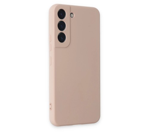 Samsung Galaxy S22 Kılıf Nano içi Kadife Silikon - Pudra Samsung Galaxy S22 Kılıf Nano içi Kadife Silikon - Pudra