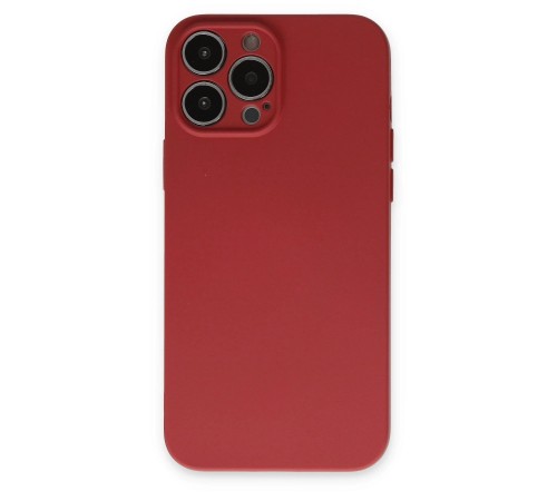 iPhone 13 Pro Kılıf Nano içi Kadife Silikon - Kiremit iPhone 13 Pro Kılıf Nano içi Kadife Silikon - Kiremit