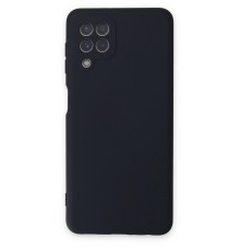 Samsung Galaxy A22 Kılıf Nano içi Kadife Silikon - Lacivert