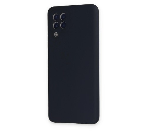 Samsung Galaxy A22 Kılıf Nano içi Kadife Silikon - Lacivert Samsung Galaxy A22 Kılıf Nano içi Kadife Silikon - Lacivert