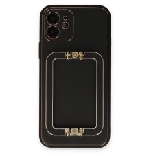 iPhone 12 Kılıf Coco Elit Kapak - Siyah