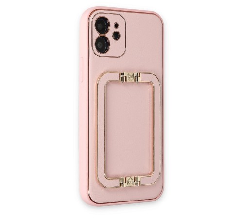 iPhone 12 Kılıf Coco Elit Kapak - Pembe iPhone 12 Kılıf Coco Elit Kapak - Pembe