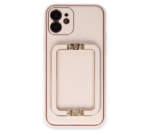 iPhone 12 Kılıf Coco Elit Kapak - Pudra iPhone 12 Kılıf Coco Elit Kapak - Pudra
