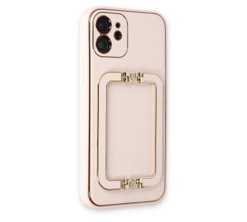 iPhone 12 Kılıf Coco Elit Kapak - Pudra iPhone 12 Kılıf Coco Elit Kapak - Pudra