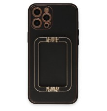 iPhone 12 Pro Kılıf Coco Elit Kapak - Siyah