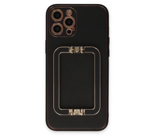 iPhone 12 Pro Kılıf Coco Elit Kapak - Siyah iPhone 12 Pro Kılıf Coco Elit Kapak - Siyah