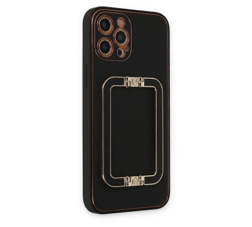 iPhone 12 Pro Kılıf Coco Elit Kapak - Siyah iPhone 12 Pro Kılıf Coco Elit Kapak - Siyah