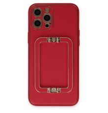 iPhone 12 Pro Kılıf Coco Elit Kapak - Kırmızı