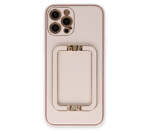 iPhone 12 Pro Kılıf Coco Elit Kapak - Pudra iPhone 12 Pro Kılıf Coco Elit Kapak - Pudra