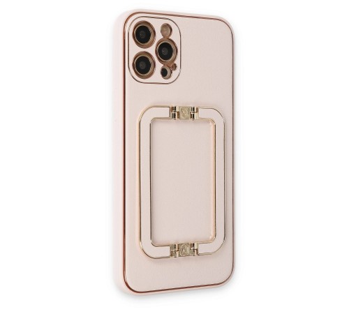 iPhone 12 Pro Kılıf Coco Elit Kapak - Pudra iPhone 12 Pro Kılıf Coco Elit Kapak - Pudra