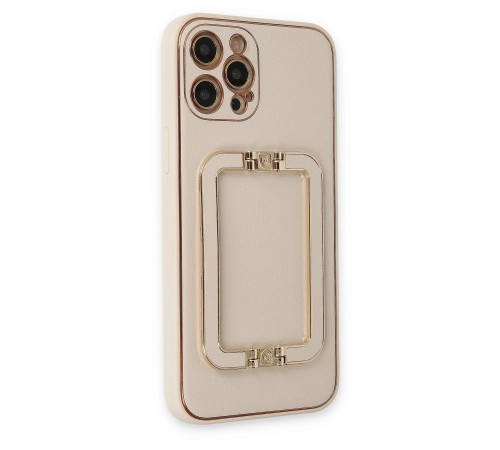 iPhone 12 Pro Kılıf Coco Elit Kapak - Gold