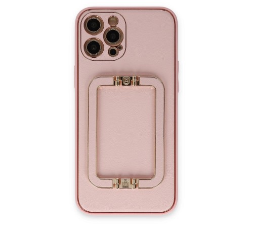 iPhone 12 Pro Max Kılıf Coco Elit Kapak - Pembe iPhone 12 Pro Max Kılıf Coco Elit Kapak - Pembe
