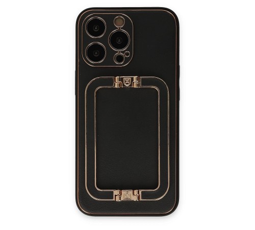 iPhone 13 Pro Kılıf Coco Elit Kapak - Siyah iPhone 13 Pro Kılıf Coco Elit Kapak - Siyah