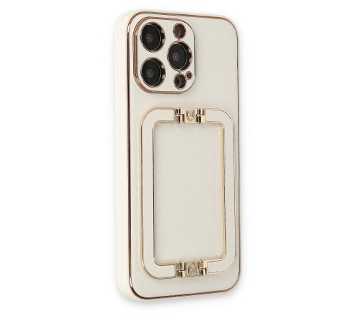 iPhone 13 Pro Kılıf Coco Elit Kapak - Beyaz iPhone 13 Pro Kılıf Coco Elit Kapak - Beyaz