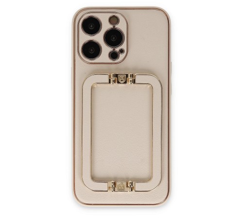 iPhone 13 Pro Kılıf Coco Elit Kapak - Gold iPhone 13 Pro Kılıf Coco Elit Kapak - Gold