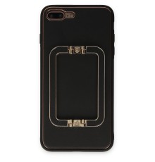 iPhone 7 Plus Kılıf Coco Elit Kapak - Siyah