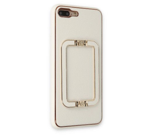 iPhone 7 Plus Kılıf Coco Elit Kapak - Beyaz iPhone 7 Plus Kılıf Coco Elit Kapak - Beyaz