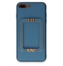 iPhone 7 Plus Kılıf Coco Elit Kapak - Mavi