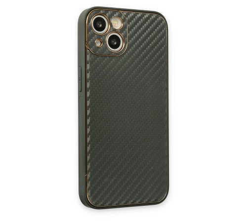 iPhone 13 Kılıf Coco Karbon Silikon - Füme iPhone 13 Kılıf Coco Karbon Silikon - Füme