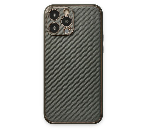 iPhone 13 Pro Kılıf Coco Karbon Silikon - Füme iPhone 13 Pro Kılıf Coco Karbon Silikon - Füme