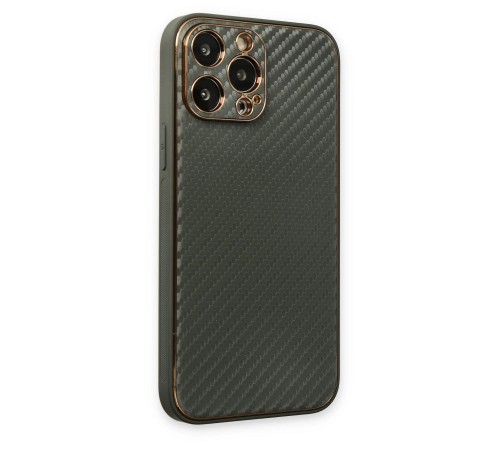 iPhone 13 Pro Kılıf Coco Karbon Silikon - Füme iPhone 13 Pro Kılıf Coco Karbon Silikon - Füme