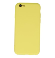 iPhone 6 Plus Kılıf Nano içi Kadife Silikon - Sarı