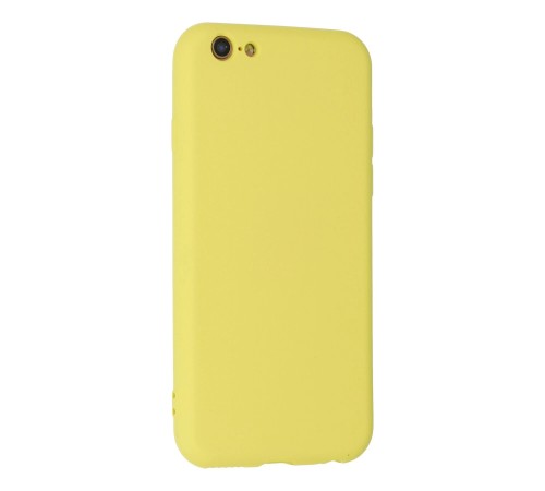iPhone 6 Plus Kılıf Nano içi Kadife Silikon - Sarı iPhone 6 Plus Kılıf Nano içi Kadife Silikon - Sarı