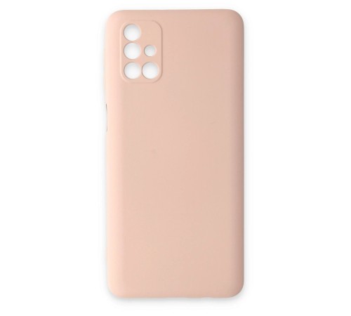 Samsung Galaxy M31S Kılıf Nano içi Kadife Silikon - Pudra Samsung Galaxy M31S Kılıf Nano içi Kadife Silikon - Pudra