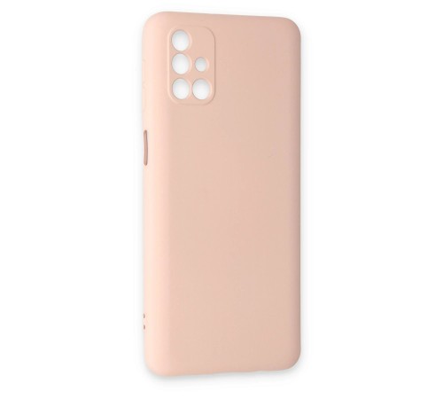 Samsung Galaxy M31S Kılıf Nano içi Kadife Silikon - Pudra Samsung Galaxy M31S Kılıf Nano içi Kadife Silikon - Pudra