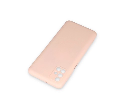 Samsung Galaxy M31S Kılıf Nano içi Kadife Silikon - Pudra Samsung Galaxy M31S Kılıf Nano içi Kadife Silikon - Pudra