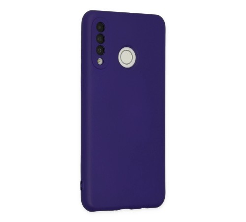 Huawei P30 Lite Kılıf Nano içi Kadife Silikon - Mor Huawei P30 Lite Kılıf Nano içi Kadife Silikon - Mor