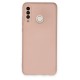 Huawei P30 Lite Kılıf Nano içi Kadife Silikon - Pudra