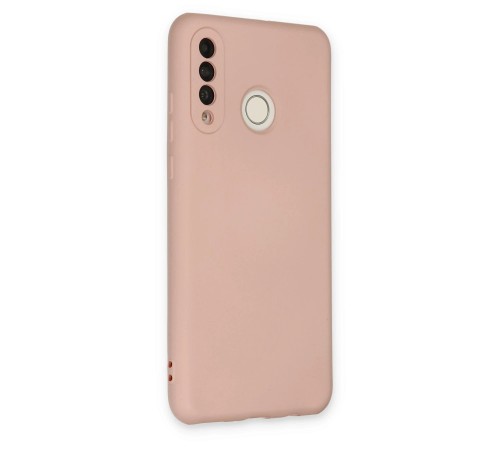 Huawei P30 Lite Kılıf Nano içi Kadife Silikon - Pudra Huawei P30 Lite Kılıf Nano içi Kadife Silikon - Pudra