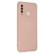 Huawei P30 Lite Kılıf Nano içi Kadife Silikon - Pudra