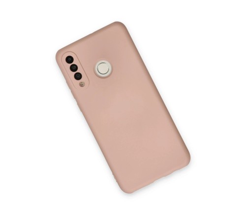 Huawei P30 Lite Kılıf Nano içi Kadife Silikon - Pudra Huawei P30 Lite Kılıf Nano içi Kadife Silikon - Pudra
