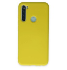 Xiaomi Redmi Note 8 Kılıf Nano içi Kadife Silikon - Sarı