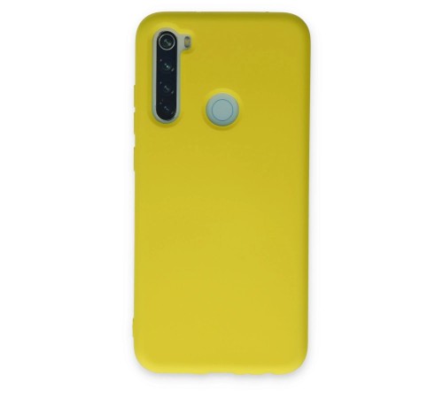 Xiaomi Redmi Note 8 Kılıf Nano içi Kadife Silikon - Sarı Xiaomi Redmi Note 8 Kılıf Nano içi Kadife Silikon - Sarı