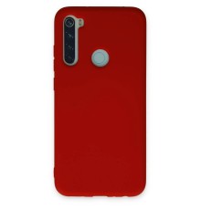 Xiaomi Redmi Note 8 Kılıf Nano içi Kadife Silikon - Kırmızı