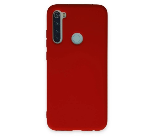 Xiaomi Redmi Note 8 Kılıf Nano içi Kadife Silikon - Kırmızı Xiaomi Redmi Note 8 Kılıf Nano içi Kadife Silikon - Kırmızı