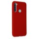 Xiaomi Redmi Note 8 Kılıf Nano içi Kadife Silikon - Kırmızı
