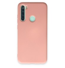 Xiaomi Redmi Note 8 Kılıf Nano içi Kadife Silikon - Pudra