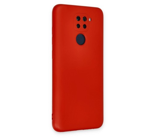 Xiaomi Redmi Note 9 Kılıf Nano içi Kadife Silikon - Kırmızı Xiaomi Redmi Note 9 Kılıf Nano içi Kadife Silikon - Kırmızı