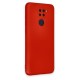 Xiaomi Redmi Note 9 Kılıf Nano içi Kadife Silikon - Kırmızı