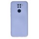 Xiaomi Redmi Note 9 Kılıf Nano içi Kadife Silikon - Lila