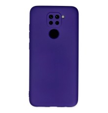 Xiaomi Redmi Note 9 Kılıf Nano içi Kadife Silikon - Mor