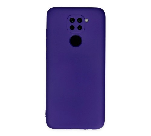 Xiaomi Redmi Note 9 Kılıf Nano içi Kadife Silikon - Mor Xiaomi Redmi Note 9 Kılıf Nano içi Kadife Silikon - Mor